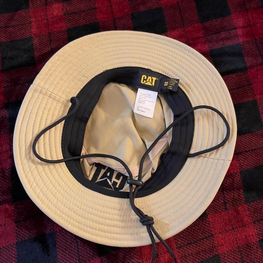 CAT khaki Bucket Hat Unisex - Picture 7 of 11